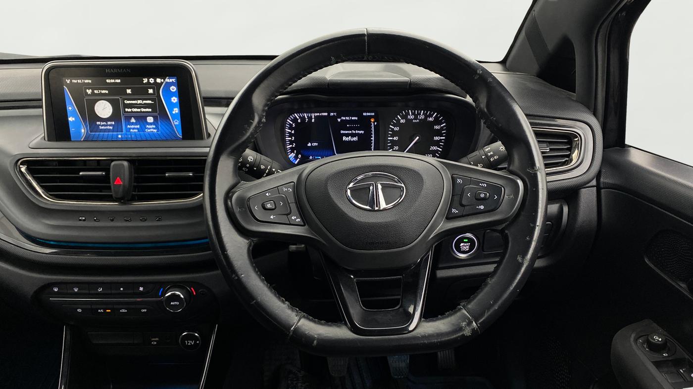 2021 Tata ALTROZ XZ PLUS PETROL DARK EDITION, Petrol, Manual, 26,075 km, Steering Wheel Close Up