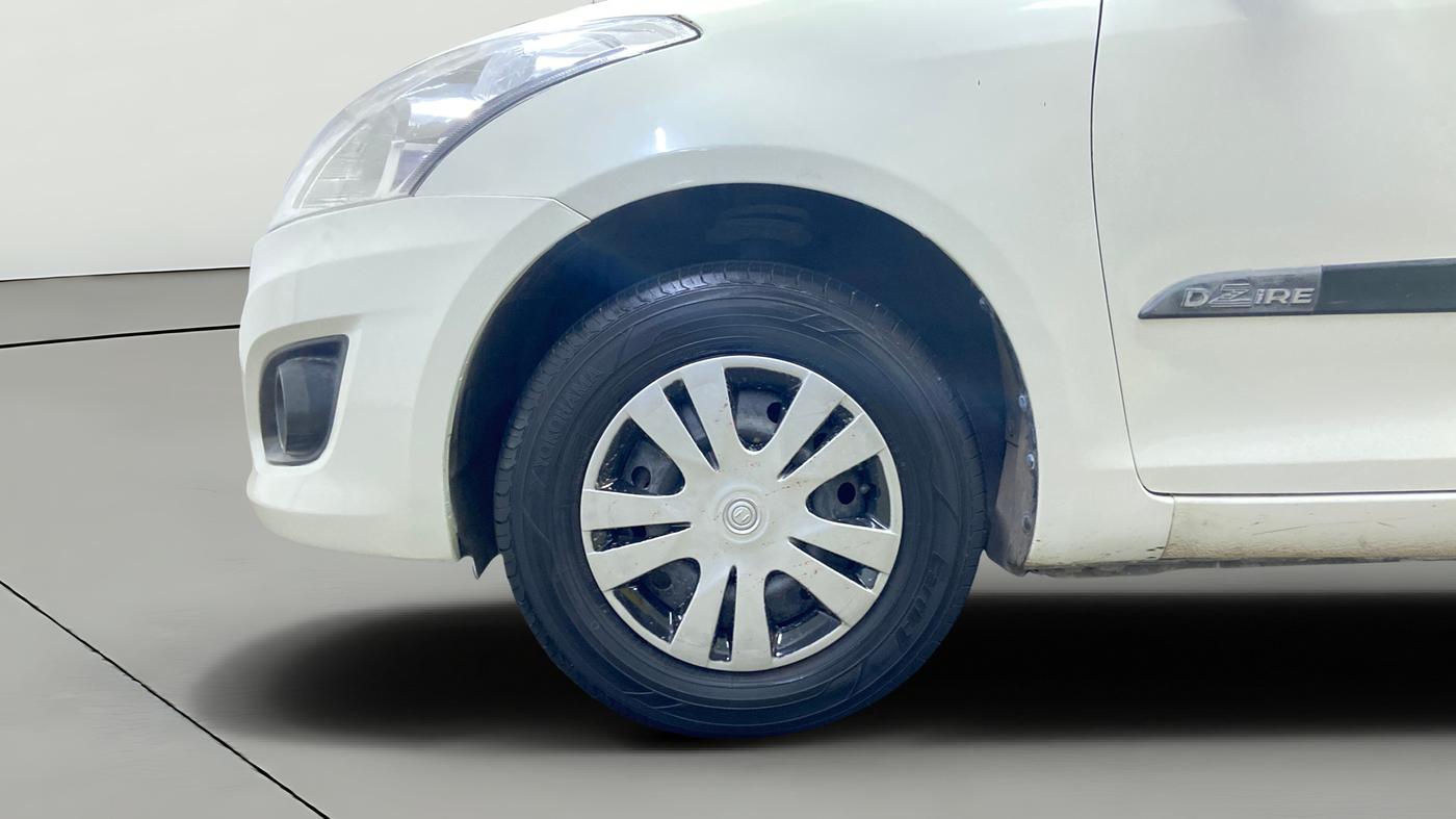 2013 Maruti Swift Dzire VXI, Petrol, Manual, 1,01,901 km, Left Front Wheel
