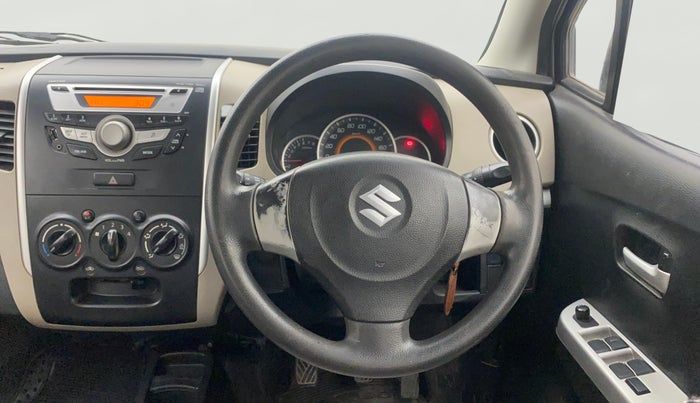 2015 Maruti Wagon R 1.0 VXI, Petrol, Manual, 79,189 km, Steering Wheel Close Up