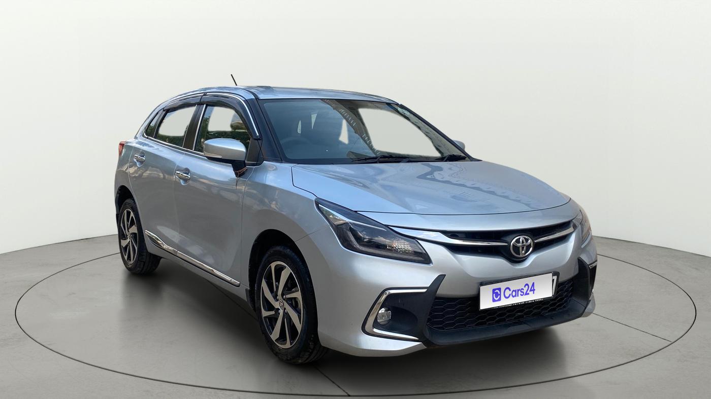 2025 Toyota Glanza G E-CNG, CNG, Manual, 9,848 km, Right Front Diagonal