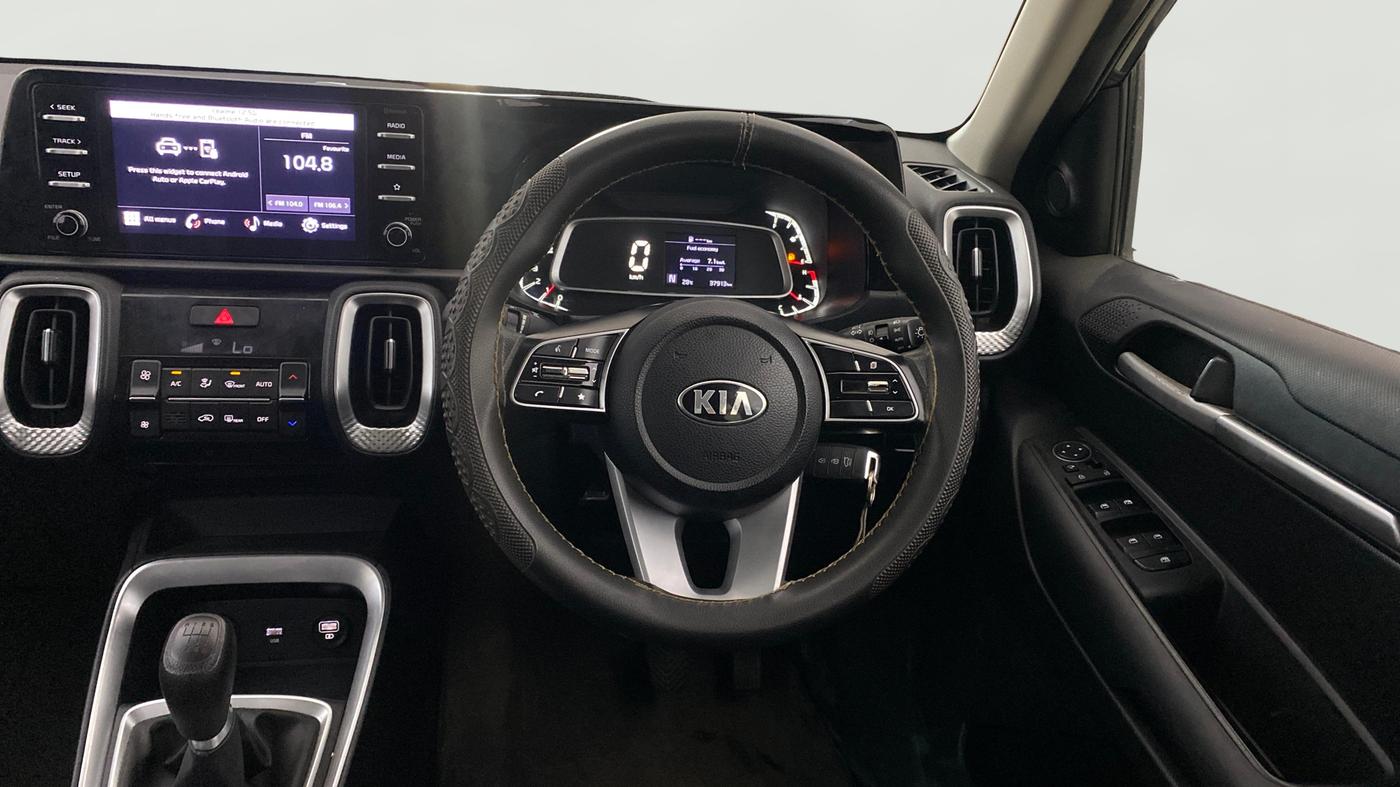 2021 KIA SONET HTK PLUS 1.0 IMT, Petrol, Manual, 37,913 km, Steering Wheel Close Up