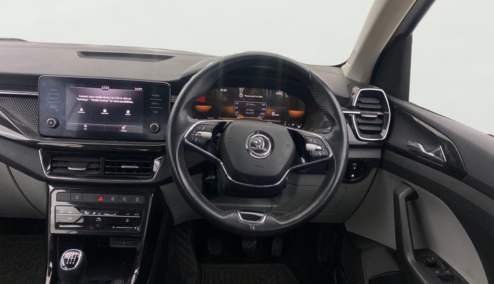 2022 Skoda KUSHAQ STYLE 1.5L TSI MT, Petrol, Manual, 15,817 km, Steering Wheel Close Up