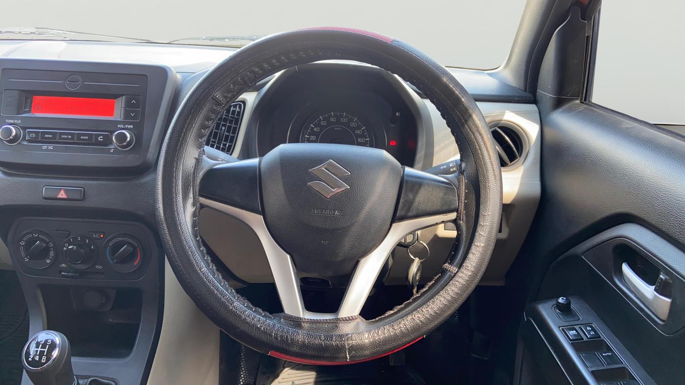 2019 Maruti New Wagon-R VXI 1.0, Petrol, Manual, 66,444 km, Steering Wheel Close Up