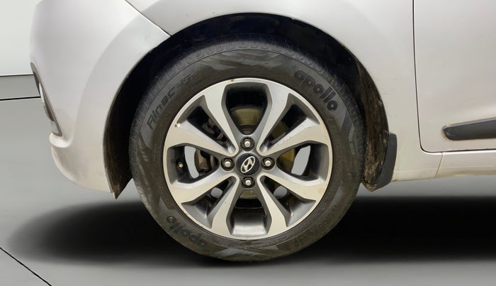 2014 Hyundai Xcent SX AT 1.2 (O), Petrol, Automatic, 88,100 km, Left Front Wheel