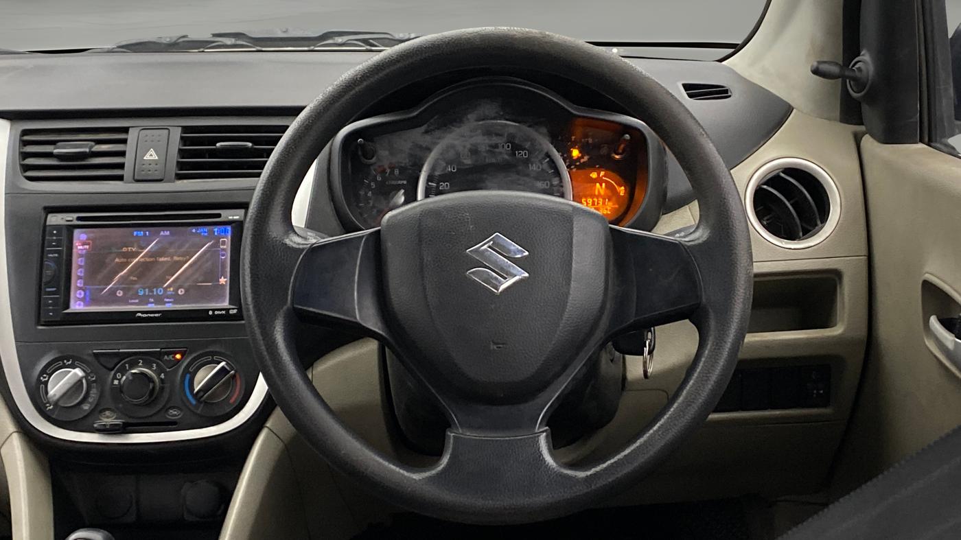 2014 Maruti Celerio VXI AMT, Petrol, Automatic, 59,727 km, Steering Wheel Close Up