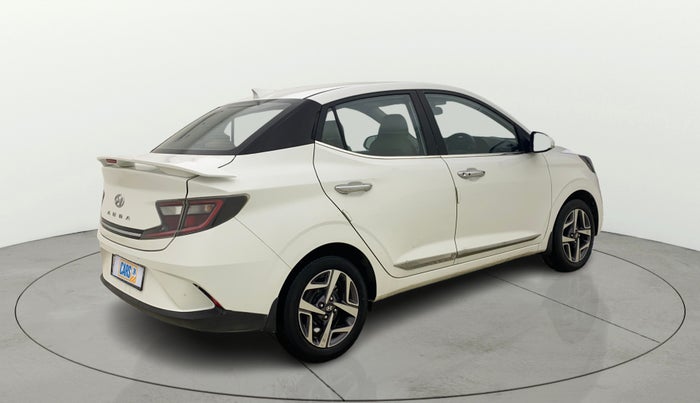 2022 Hyundai AURA SX 1.2 CNG, CNG, Manual, 1,22,124 km, Right Back Diagonal