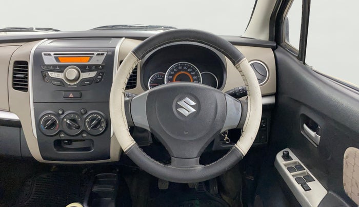 2014 Maruti Wagon R 1.0 VXI, Petrol, Manual, 50,310 km, Steering Wheel Close Up