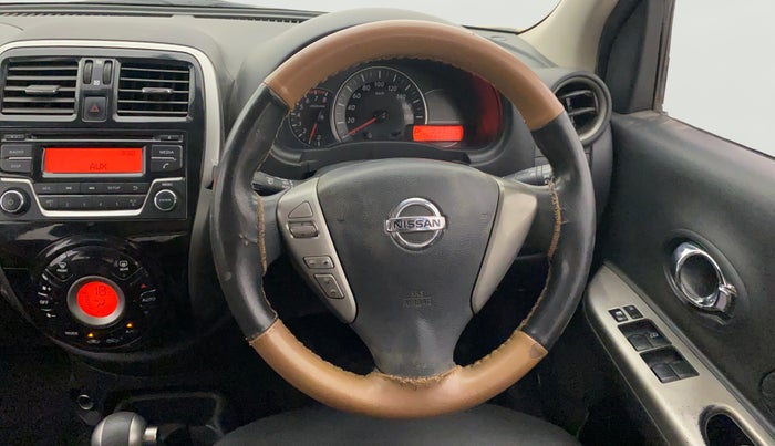 2017 Nissan Micra XV CVT, Petrol, Automatic, 1,06,798 km, Steering Wheel Close Up