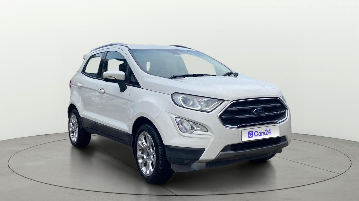 2018 Ford Ecosport TITANIUM + 1.5L PETROL AT, Petrol, Automatic, 46,699 km, Right Front Diagonal