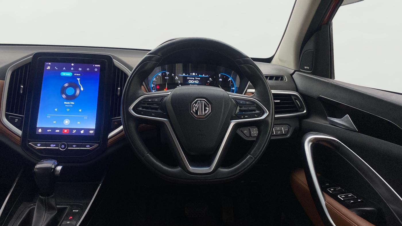2021 MG HECTOR PLUS SHARP 1.5 PETROL TURBO DCT 6-STR, Petrol, Automatic, 53,359 km, Steering Wheel Close Up