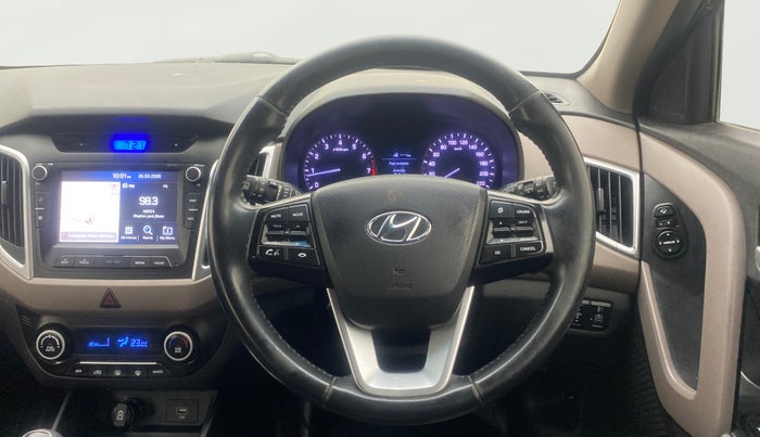 2019 Hyundai Creta SX (O) EXECUTIVE 1.6 PETROL, Petrol, Manual, 1,02,019 km, Steering Wheel Close Up