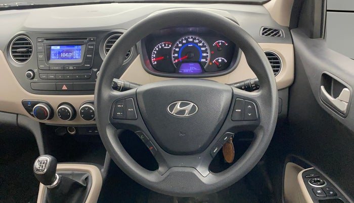 2015 Hyundai Grand i10 SPORTZ 1.2 KAPPA VTVT, Petrol, Manual, 33,844 km, Steering Wheel Close Up