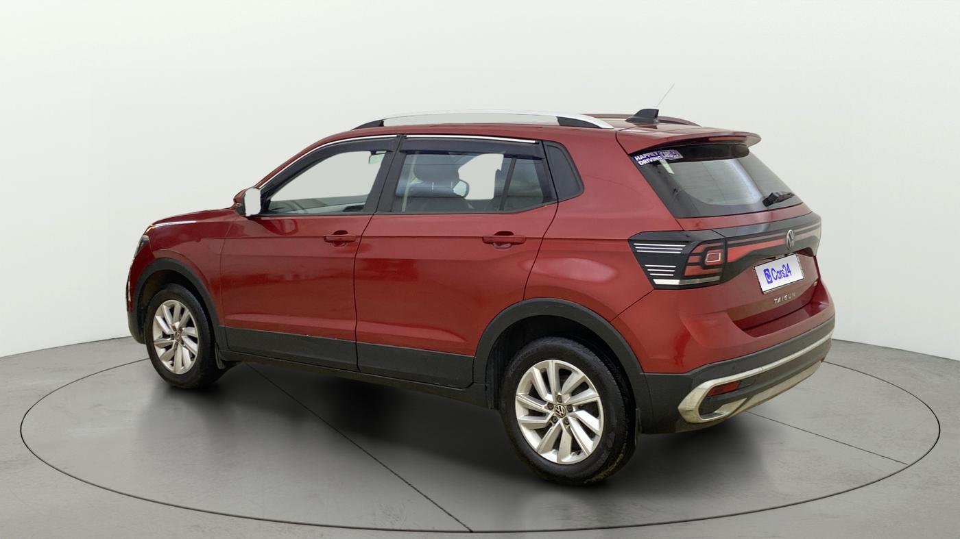 2022 Volkswagen TAIGUN HIGHLINE 1.0 TSI AT, Petrol, Automatic, 28,018 km, Left Back Diagonal