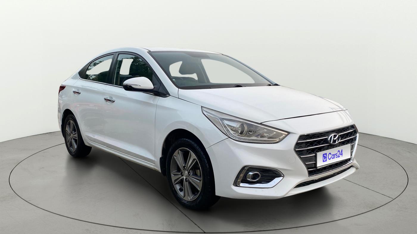 2019 Hyundai Verna 1.6 VTVT SX (O) AT, Petrol, Automatic, 97,335 km, Right Front Diagonal
