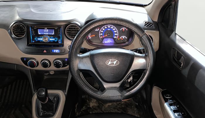 2015 Hyundai Grand i10 MAGNA 1.2 KAPPA VTVT, Petrol, Manual, 88,546 km, Steering Wheel Close Up