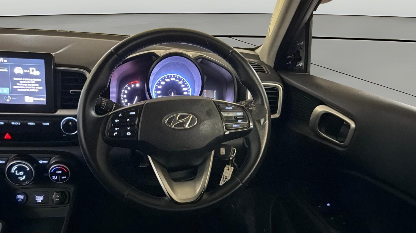 2020 Hyundai VENUE SX 1.0 TURBO, Petrol, Manual, 63,827 km, Steering Wheel Close Up