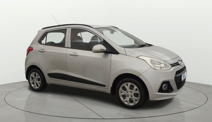 2016 Hyundai Grand i10 SPORTZ 1.2 KAPPA VTVT, CNG, Manual, 80,145 km, Right Front Diagonal