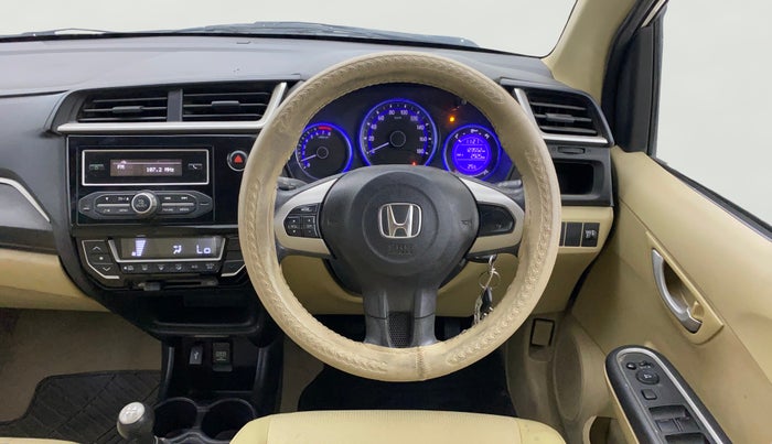 2016 Honda Amaze 1.2L I-VTEC SX, CNG, Manual, 1,23,543 km, Steering Wheel Close Up