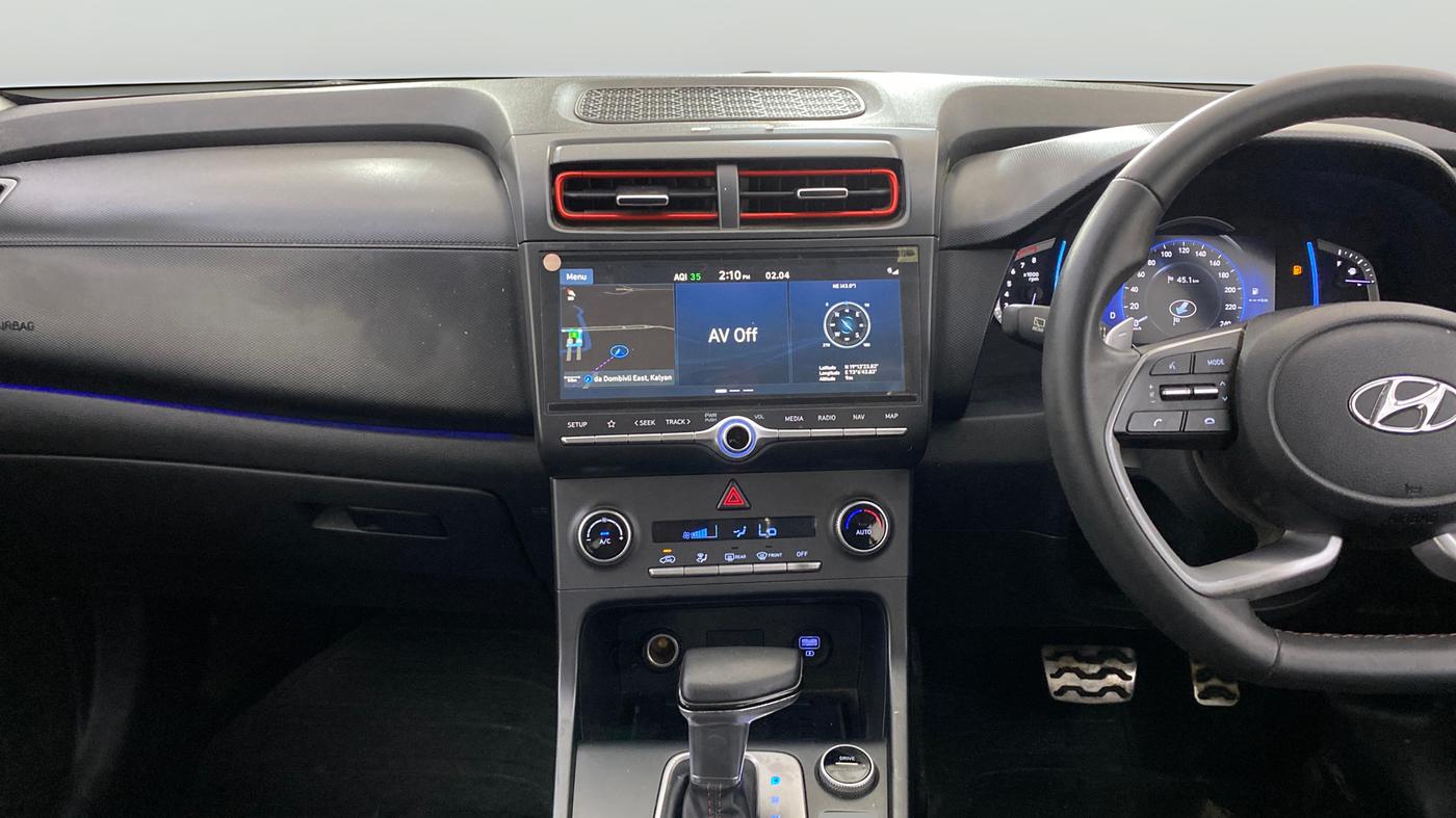 2021 Hyundai Creta SX (O) 1.4 TURBO DCT DUAL TONE, Petrol, Automatic, 29,416 km, Air Conditioner