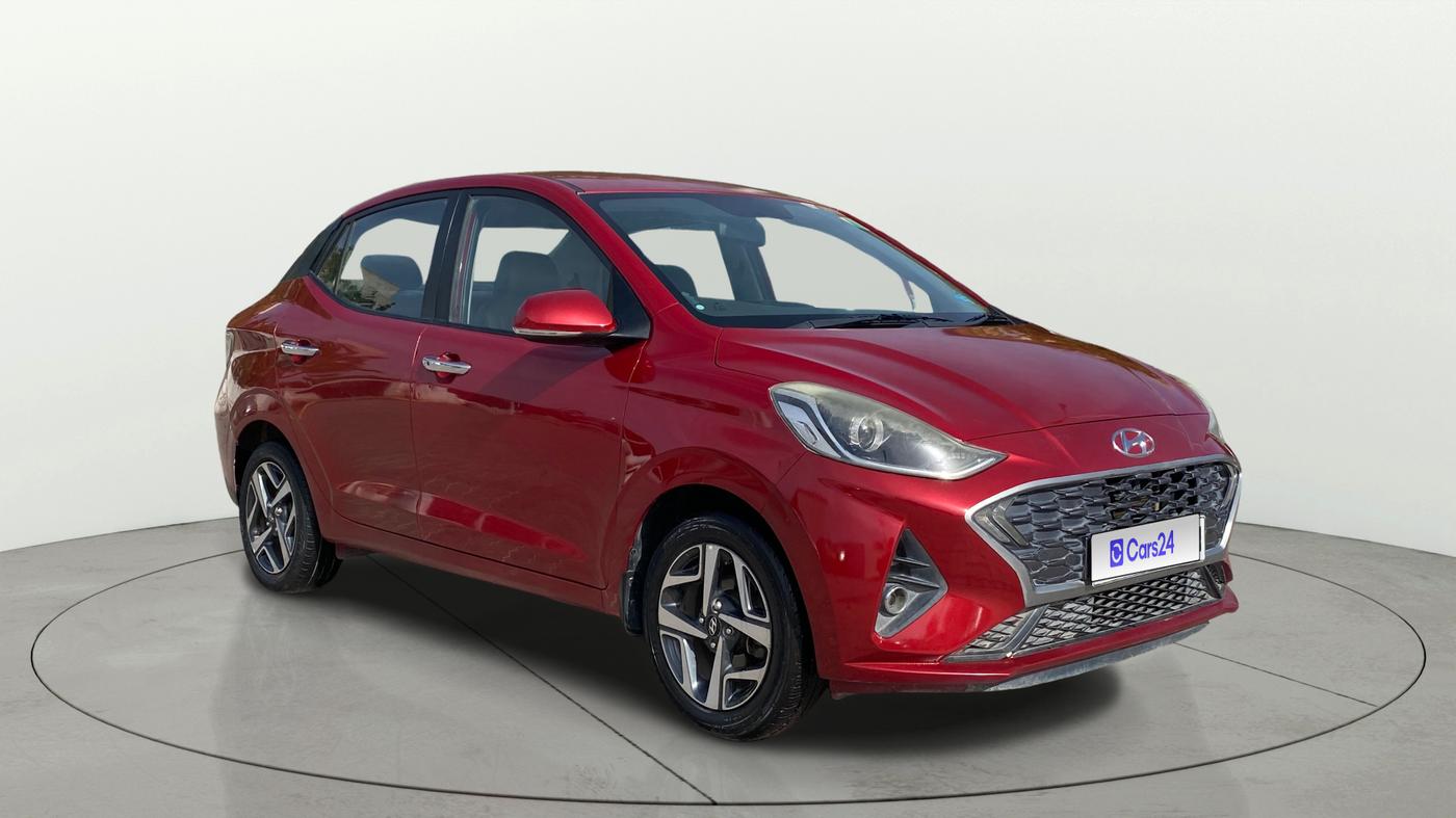 2020 Hyundai AURA SX 1.2 (O), Petrol, Manual, 53,094 km, Right Front Diagonal
