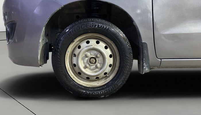 2014 Maruti Wagon R 1.0 LXI, Petrol, Manual, 89,754 km, Left Front Wheel