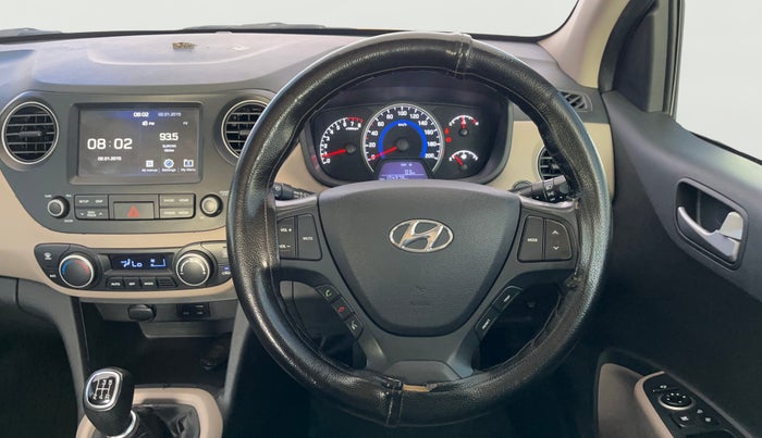 2019 Hyundai Grand i10 ASTA 1.2 KAPPA VTVT, Petrol, Manual, 1,04,358 km, Steering Wheel Close Up