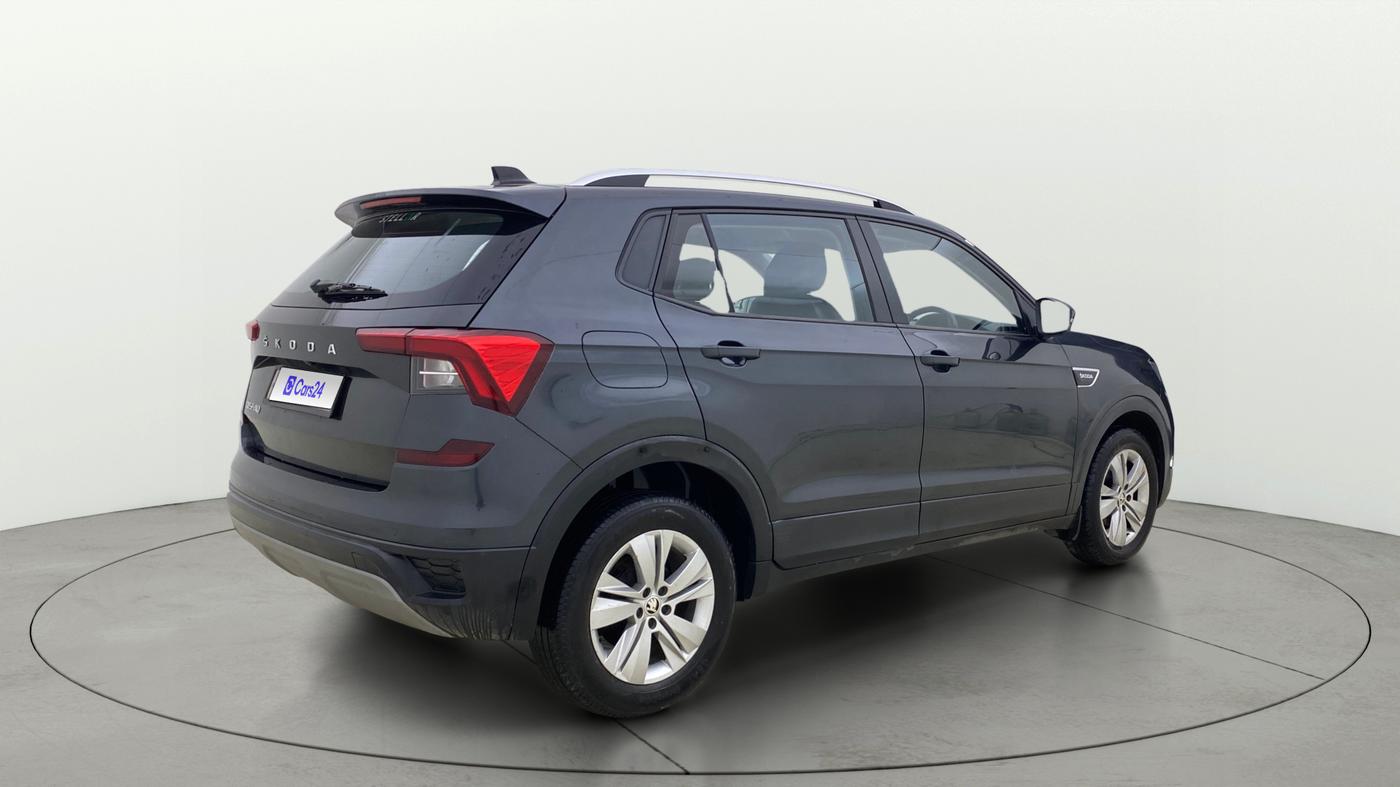 2022 Skoda KUSHAQ AMBITION 1.0L TSI AT, Petrol, Automatic, 24,994 km, Right Back Diagonal