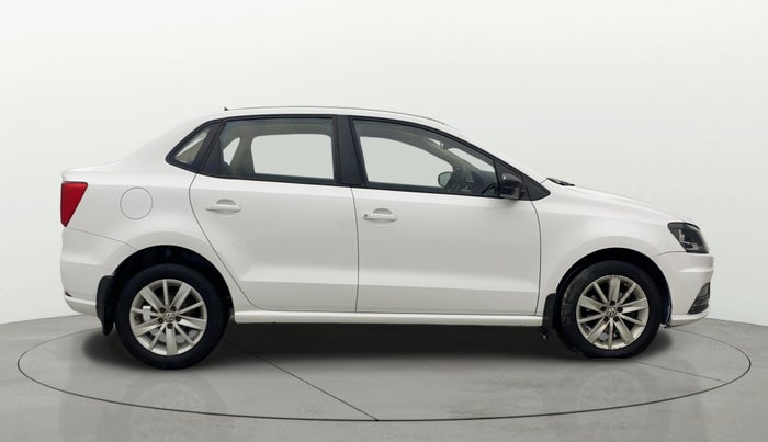 2017 Volkswagen Ameo HIGHLINE PLUS 1.5L AT 16 ALLOY, Diesel, Automatic, 1,37,489 km, Right Side View