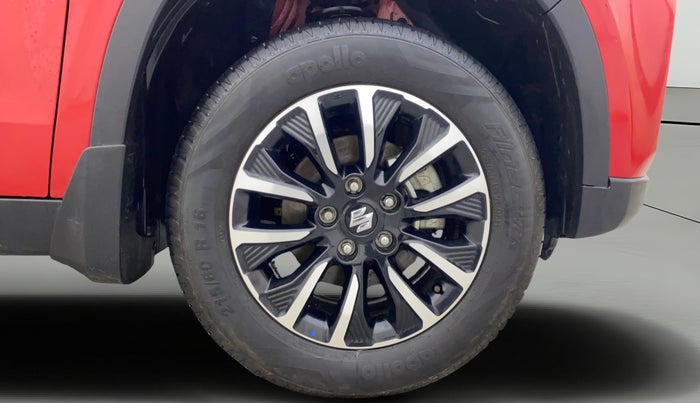 2021 Maruti Vitara Brezza ZXI PLUS DUAL TONE, Petrol, Manual, 2,515 km, Right Front Wheel