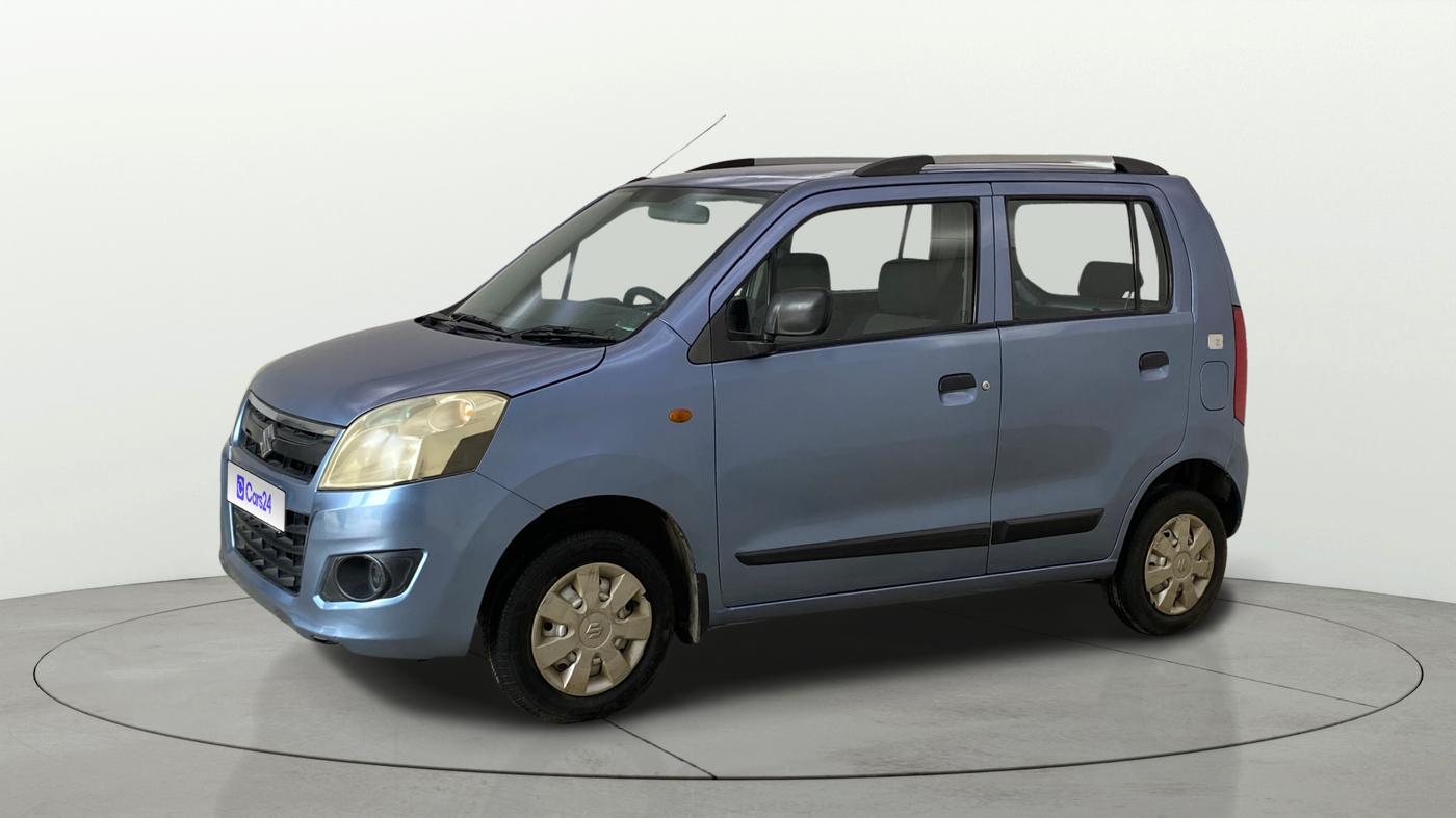 2013 Maruti Wagon R 1.0 LXI CNG, CNG, Manual, 88,276 km, Left Front Diagonal