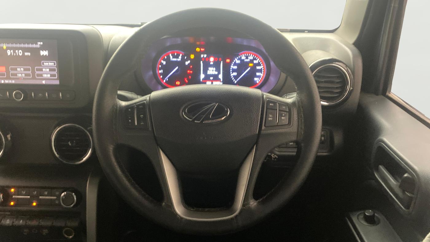 2021 Mahindra Thar LX HT PETROL 4WD MT, Petrol, Manual, 52,444 km, Steering Wheel Close Up