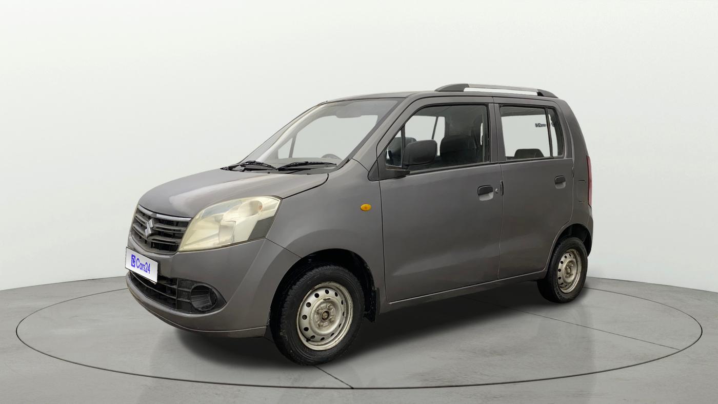 2012 Maruti Wagon R 1.0 LXI, Petrol, Manual, 56,980 km, Left Front Diagonal