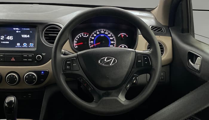 2017 Hyundai Grand i10 SPORTZ (O) AT 1.2 KAPPA VTVT, Petrol, Automatic, 61,109 km, Steering Wheel Close Up