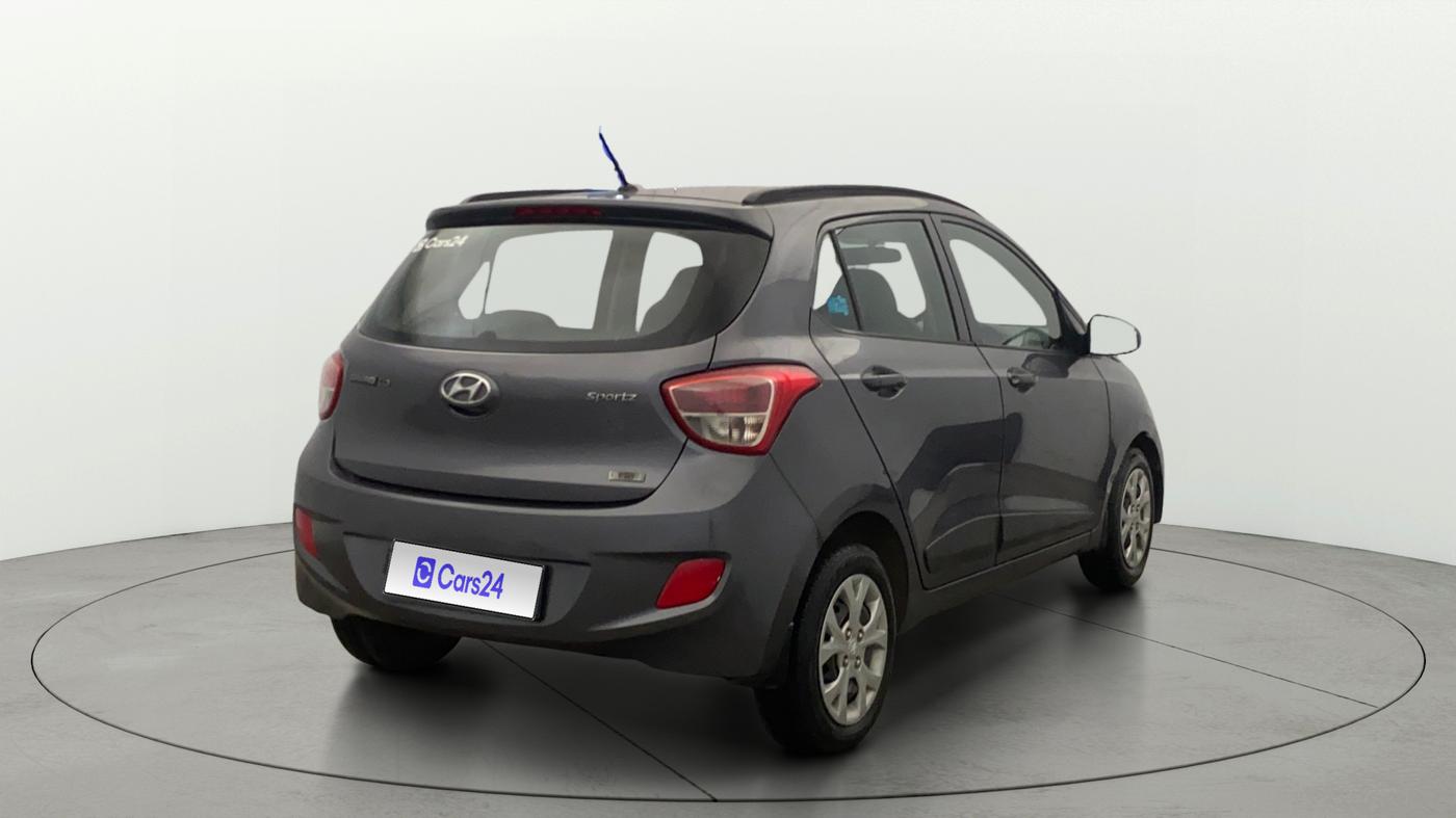 2015 Hyundai Grand i10 SPORTZ 1.2 KAPPA VTVT, Petrol, Manual, 24,754 km, Right Back Diagonal