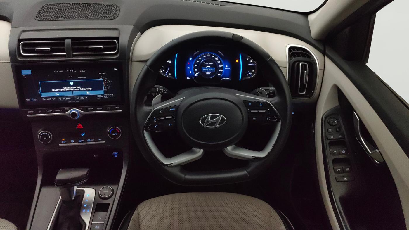 2021 Hyundai Creta SX (O) AT 1.5 DIESEL, Diesel, Automatic, 1,33,391 km, Steering Wheel Close Up