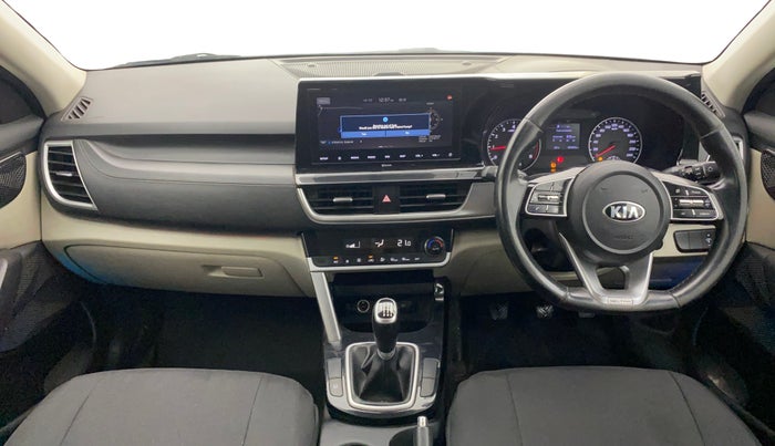 2020 KIA SELTOS HTX 1.5 PETROL, CNG, Manual, 93,799 km, Dashboard