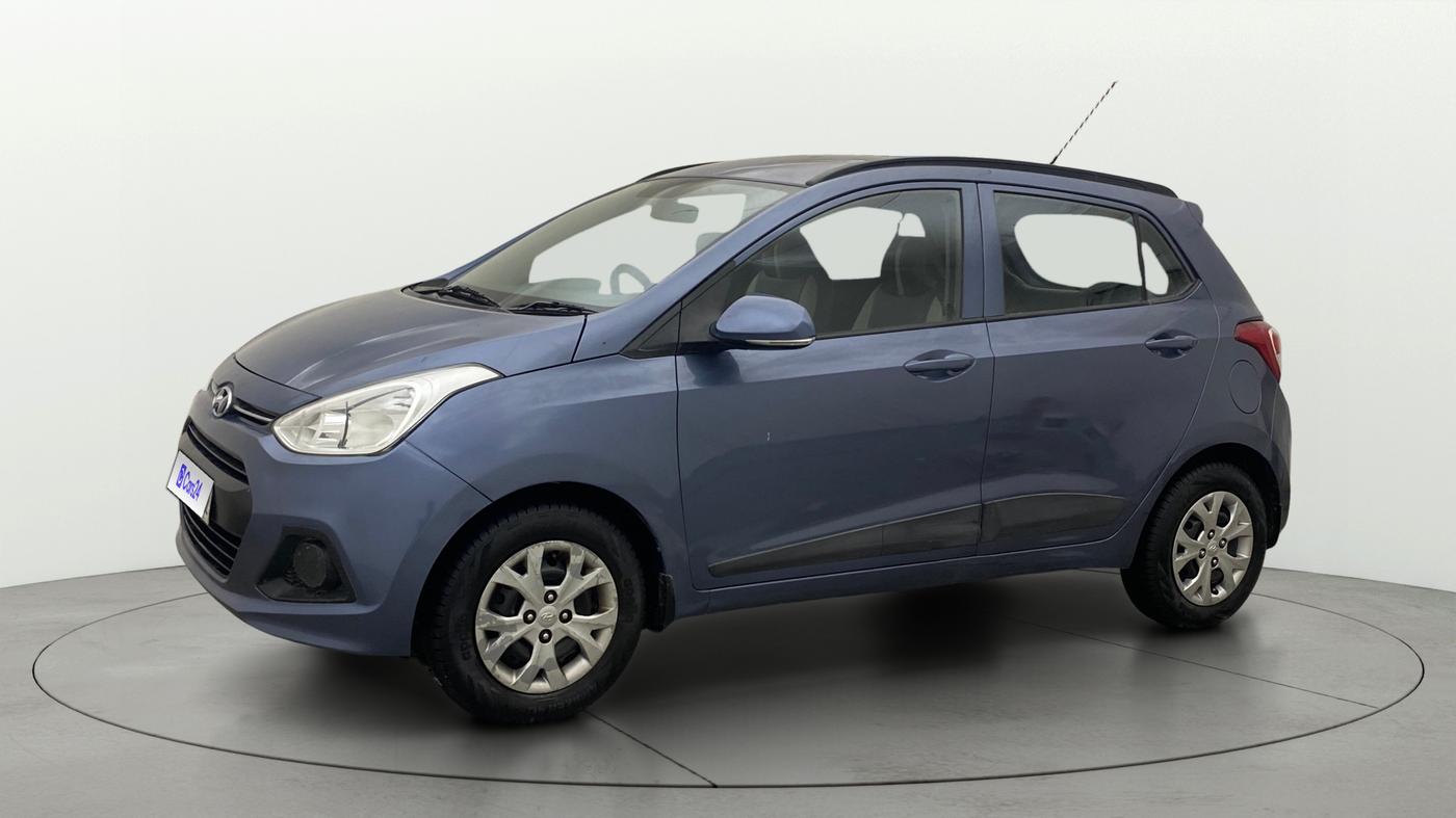 2015 Hyundai Grand i10 SPORTZ 1.2 KAPPA VTVT, Petrol, Manual, 1,40,829 km, Left Front Diagonal