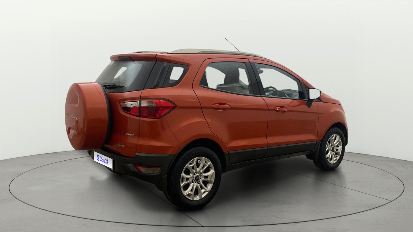 2015 Ford Ecosport TITANIUM 1.5L DIESEL, Diesel, Manual, 1,04,463 km, Right Back Diagonal