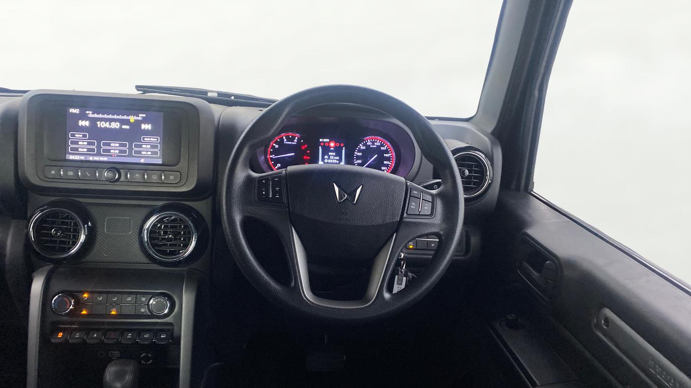 2023 Mahindra Thar LX D AT 4WD HT, Diesel, Automatic, 7,560 km, Steering Wheel Close Up