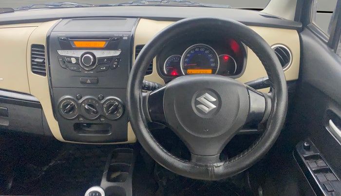2017 Maruti Wagon R 1.0 VXI, Petrol, Manual, 87,548 km, Steering Wheel Close Up