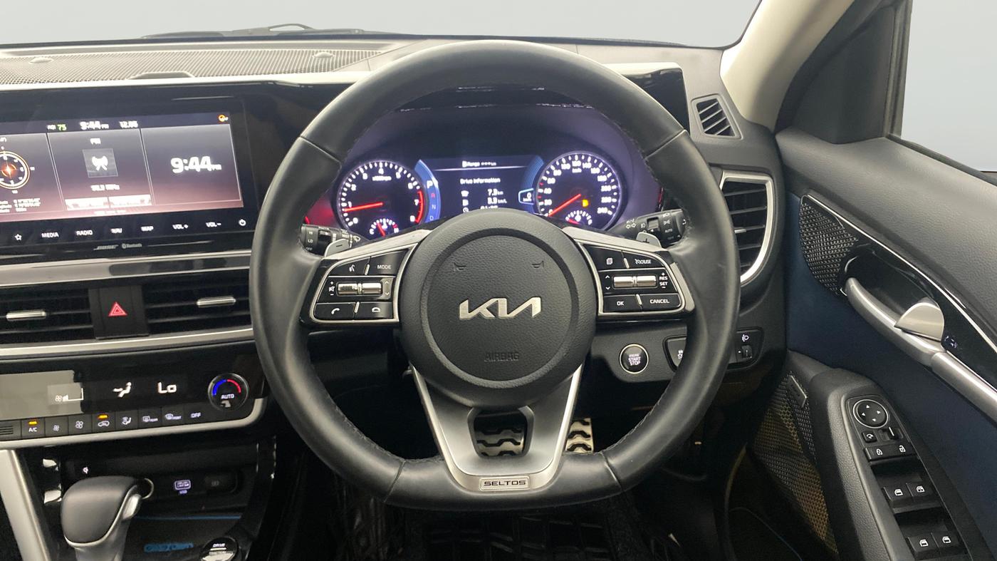2021 KIA SELTOS X LINE 1.4 PETROL DCT, Petrol, Automatic, 60,533 km, Steering Wheel Close Up