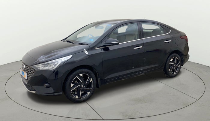 2021 Hyundai Verna SX (O)1.5 MPi, Petrol, Manual, 1,16,629 km, Left Front Diagonal