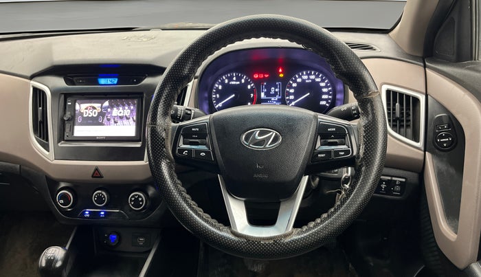 2018 Hyundai Creta E PLUS 1.6 PETROL, Petrol, Manual, 89,075 km, Steering Wheel Close Up