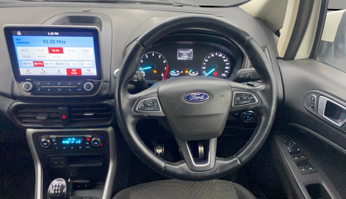 2018 Ford Ecosport TITANIUM 1.5L PETROL, Petrol, Manual, 65,848 km, Steering Wheel Close Up