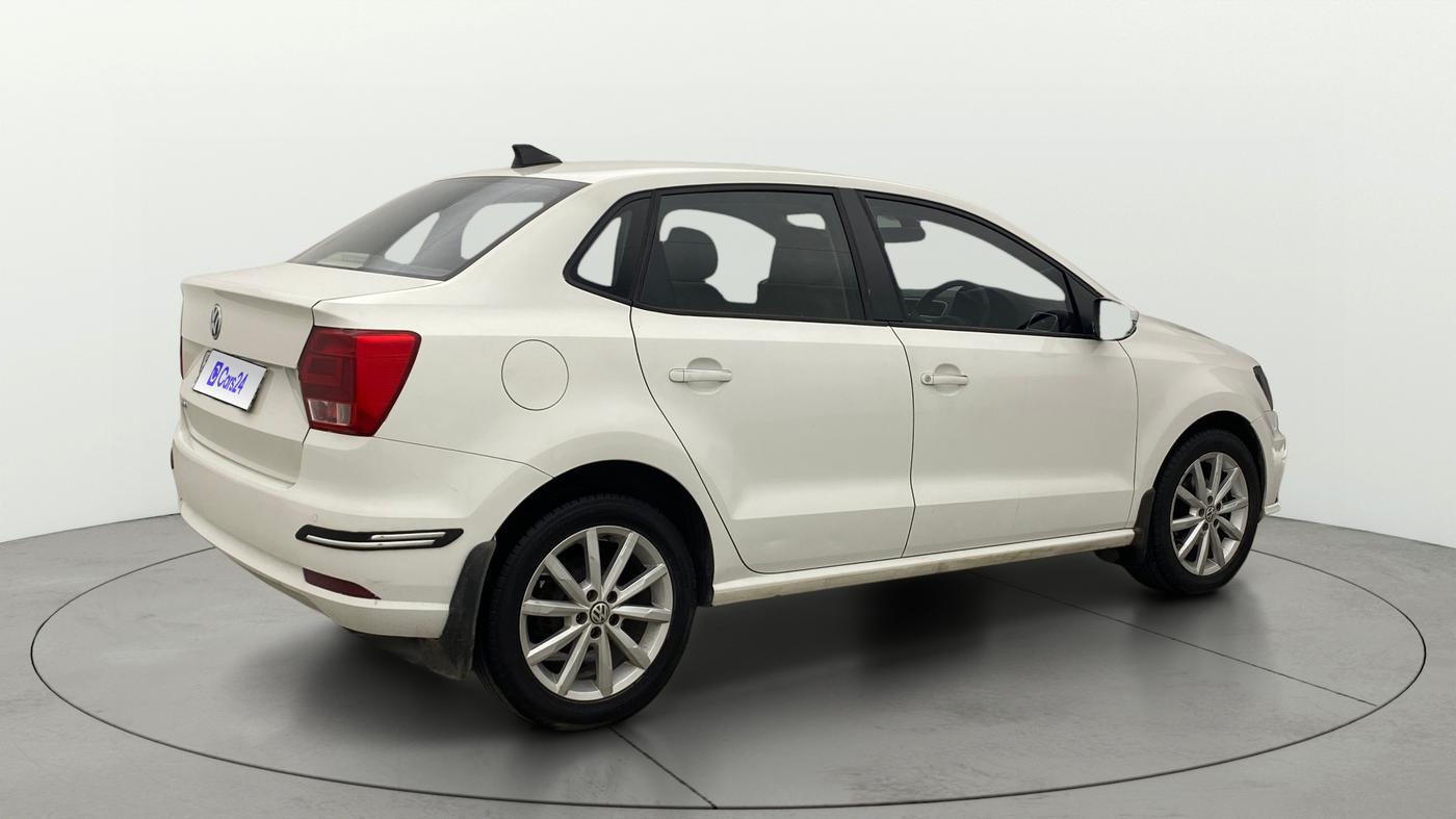 2018 Volkswagen Ameo HIGHLINE PLUS 1.0L 16 ALLOY, Petrol, Manual, 65,129 km, Right Back Diagonal