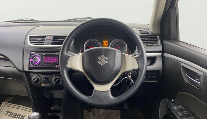 2013 Maruti Swift VXI, Petrol, Manual, 52,733 km, Steering Wheel Close Up