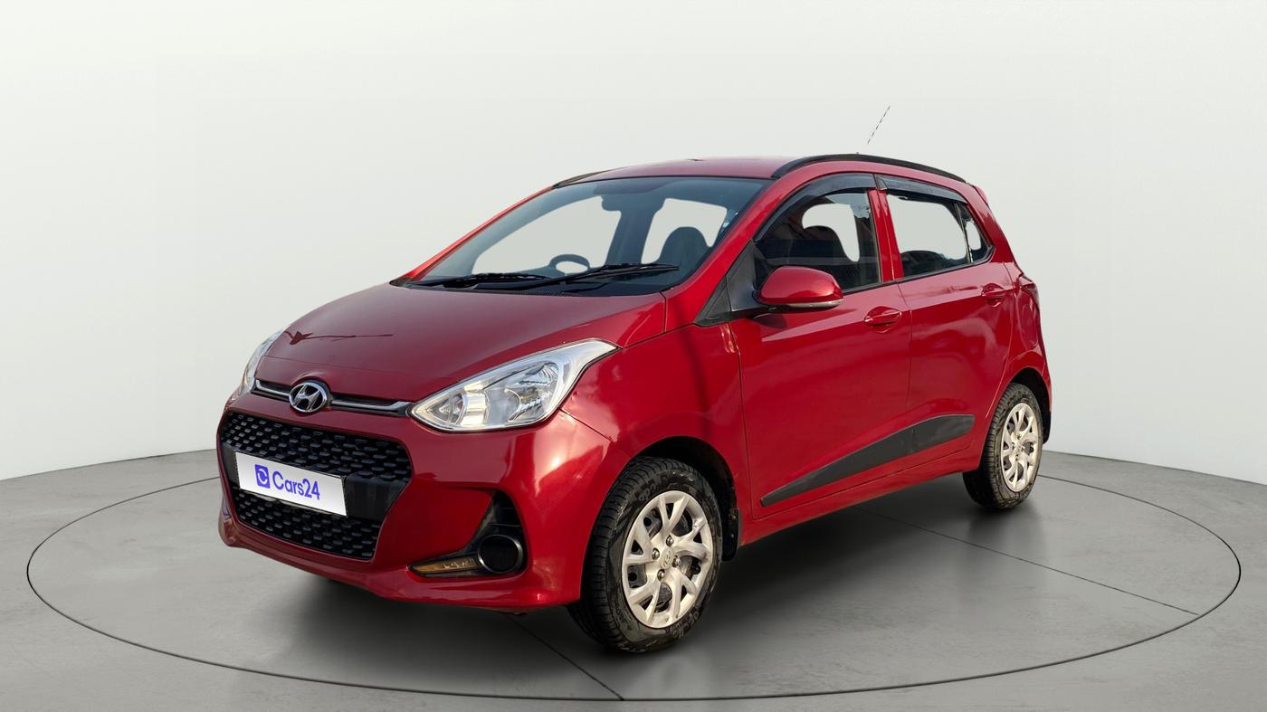 2019 Hyundai Grand i10 SPORTZ 1.2 KAPPA VTVT, Petrol, Manual, 71,563 km, Left Front Diagonal