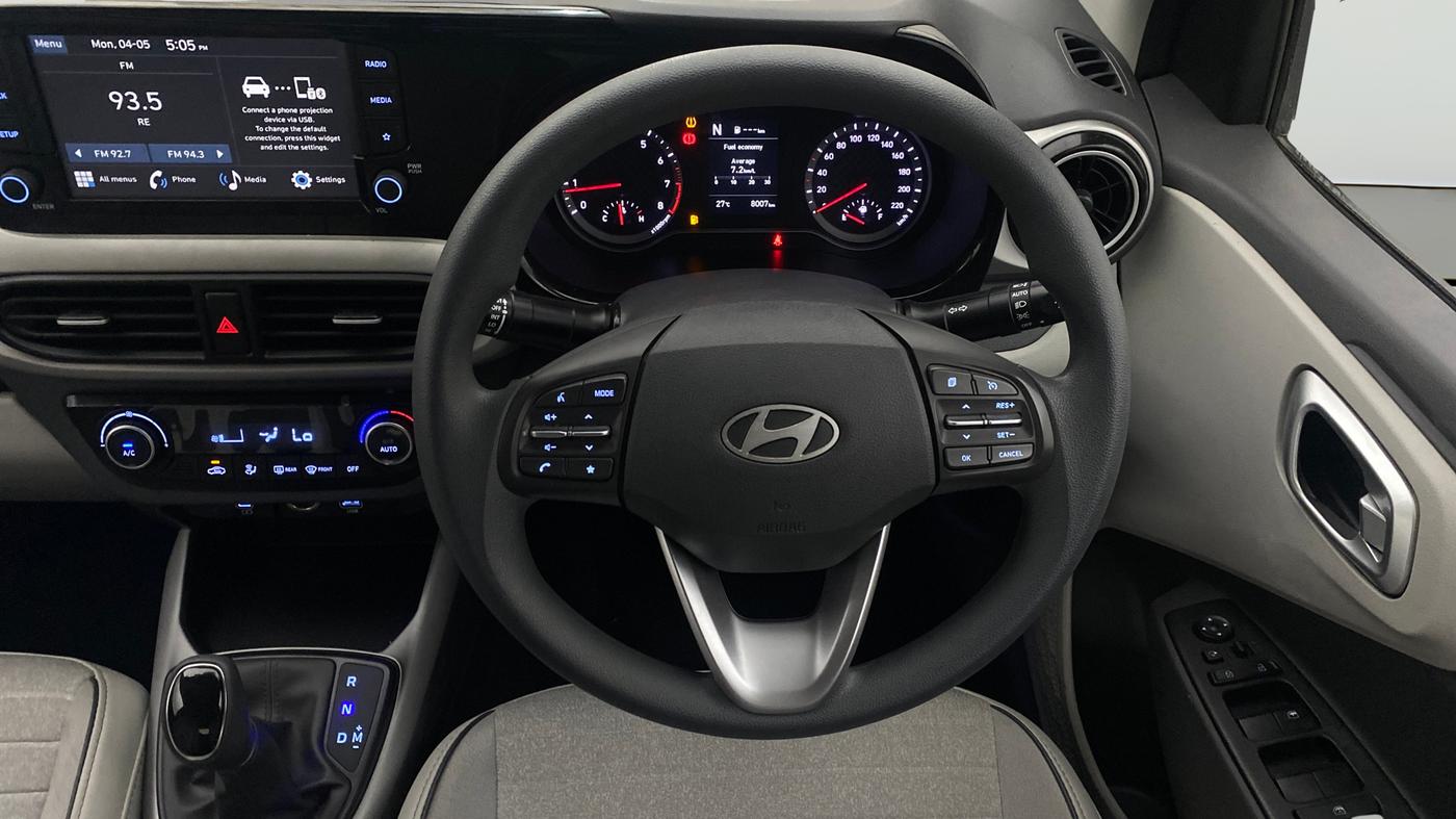 2023 Hyundai GRAND I10 NIOS SPORTZ AMT 1.2 KAPPA VTVT, Petrol, Automatic, 7,964 km, Steering Wheel Close Up