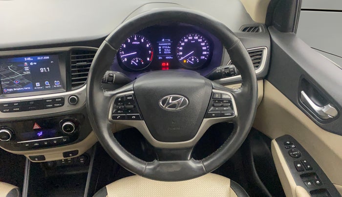 2019 Hyundai Verna 1.6 VTVT SX O, Petrol, Manual, 48,411 km, Steering Wheel Close Up