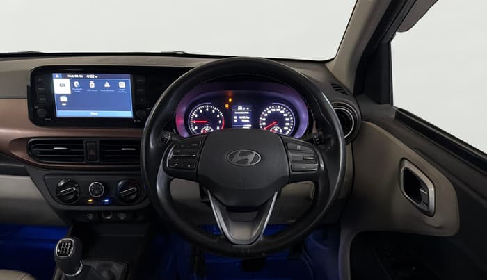 2023 Hyundai AURA SX 1.2 CNG, CNG, Manual, 47,577 km, Steering Wheel Close Up